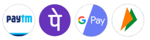 Accepted payments: Paytm, PhonePe, Google Pay, UPI