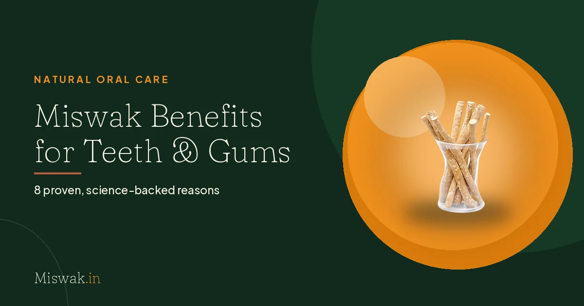 Miswak Benefits for Teeth & Gums: 8 Proven Reasons to Switch